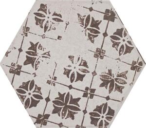 Obklad Matiére Hexa-style decoro ivory