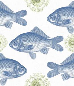 Mind the Gap WP 20009 Fish Blue