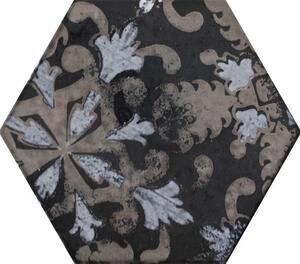 Obklad Matiére Hexa-style decoro black