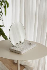 Stolní kosmetické zrcadlo Terrazzo ⌀12 cm