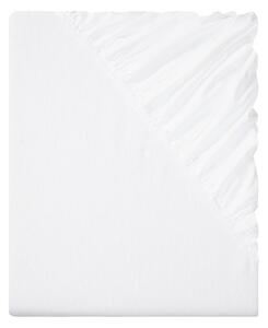 Livarno home Napínací prostěradlo z jemného flanelu, 90–100 x 200 cm (bílá) (100394362003)
