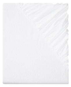 Livarno home Napínací prostěradlo z jemného flanelu, 90–100 x 200 cm (bílá) (100394362003)