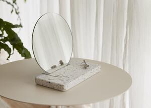 Stolní kosmetické zrcadlo Terrazzo ⌀12 cm