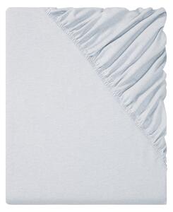 Livarno home Napínací prostěradlo z jemného flanelu, 90–100 x 200 cm (šedá) (100394362001)