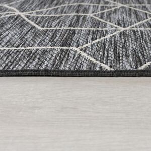 Šedý venkovní koberec 290x200 cm Napoli - Flair Rugs