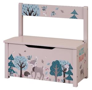 Livarno® Dětská lavice, 62,5 x 58,5 x 29 cm (jelen) (100393737002)