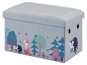 Livarno® Lavice s úložným prostorem, 50x 30 x 30 cm (světle modrá) (100393728001)
