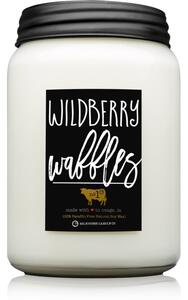Milkhouse Candle Co. Farmhouse Wildberry Waffles vonná svíčka Mason Jar 737 g