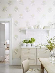 Sanderson PROTEA FLOWER - Russet/Green - 216329