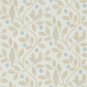 Sanderson Damson Tree - Denim/ Barley 216364