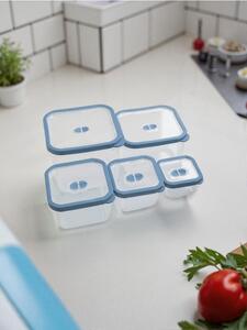 Sinsay - Nádoby na potraviny s víkem 5 pack - modrá