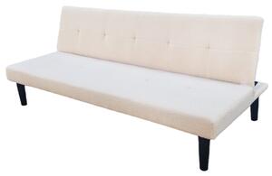 Rozkládací pohovka BestBerg BBSB-10LB / prémiová plyš / béžová