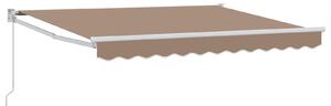Stahovací markýza Taupe 3 x 2,5 m 100% polyester a hliník