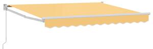 Stahovací markýza Písková 3 x 2,5 m 100% polyester a hliník