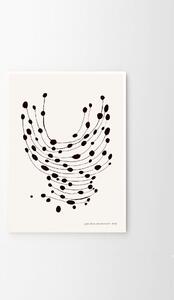 Autorský plakát Dancing Dots by Leise Dich Abrahamsen A4