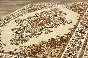 Klasický kusový koberec Metal 516A d.red | l.beige béžový Typ: 120x170 cm