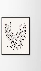 Autorský plakát Dancing Dots by Leise Dich Abrahamsen A4