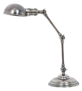 Industriální stolní lampa WILLIAM Barva: stříbrná