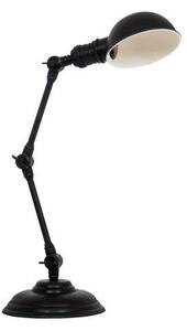 Industriální stolní lampa WILLIAM Barva: stříbrná