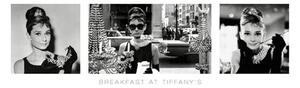 Plakát, Obraz - Audrey Hepburn - breakfast at tiffany's, (91 x 30 cm)