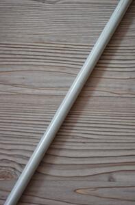 Kovová záclonová tyč délka 150 cm - béžová