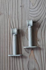 Kovová konzole - 9 cm - béžová