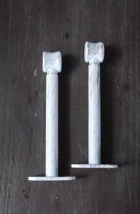 Kovová konzole jednoduchá -15 cm - bílá