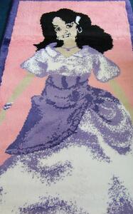 Dětský koberec růžový - Princess -