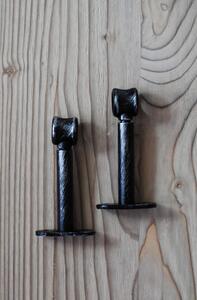 Kovová konzole - 9cm - černá