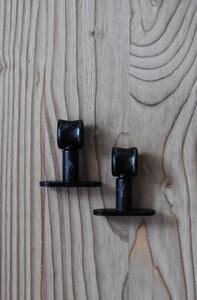 Kovová konzole krátká - 5 cm - černá