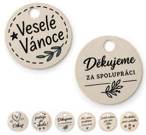 Cedulka VESELÉ VÁNOCE (a další)