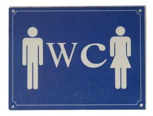 Plechová cedule WC