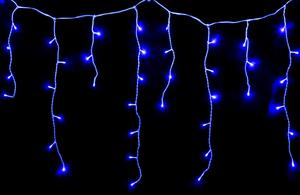 Vnitřní vánoční LED světelný závěs se záblesky, 3m, 120 LED, propojovatelný, různé barvy na výběr Barva: Modrá