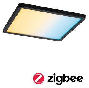 P 79967 VariFit LED vestavné svítidlo Smart Home Zigbee Areo IP44 hranaté 230x230mm měnitelná bílá černá stmívatelné - PAULMANN