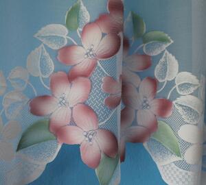 Oblouková záclona 2460 růžová, 90x150 cm -