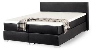 Kontinentální postel 160 cm PREMIER 2 (s matracemi) (černá). 1007432