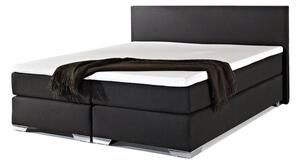 Manželská postel Boxspring 160 cm PREMIER (s matracemi) (černá). 1007430