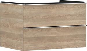 Skříňka pod umyvadlo pod desku Hansgrohe Xelu Q 78x49,5x55 cm přírodní dub 54076000
