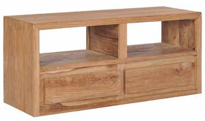 TV stolek 90 x 30 x 40 cm masivní teakové dřevo 282848