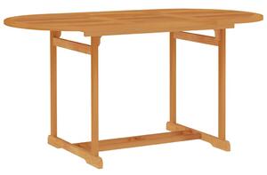 Zahradní stůl 150 x 90 x 75 cm masivní teakové dřevo 315102
