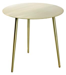 Mørtens Furniture Odkládací stolek Fabio I, 45 cm, zlatá