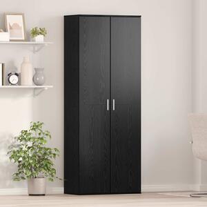 Vysoký bufet 70 x 33,5 x 180 cm Kompozitní dřevo Černý dub 3365566