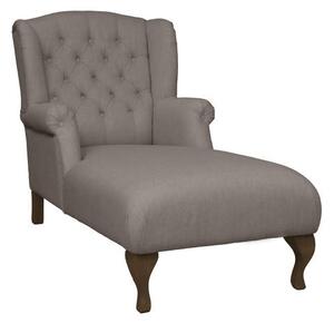 Solenzara Čalouněné křeslo Maya Chaise Longue Wing - NC-7161 Látkové čelounění: TC-186, Povrchová úprava nohou: Whitewash M Beech P132A
