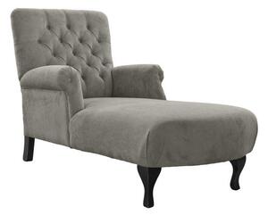 Solenzara Čalouněné křeslo Maya Simple Chaise Longue - NC-7171 Látkové čelounění: TC-186, Povrchová úprava nohou: Whitewash M Beech P132A