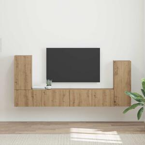 Sestava TV skříněk 4 ks Artisanový dub Kompozitní dřevo 3409122