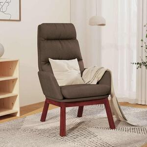 Relaxační křeslo taupe textil 341168