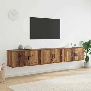 Nástěnný TV skříňový set 3 ks Staré dřevo Kompozitní dřevo 3415565