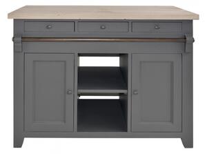 Kuchyňský ostrůvek C539 Patina povrchu: Antiquaire, Barva povrchu nábytku: Vieux Bois