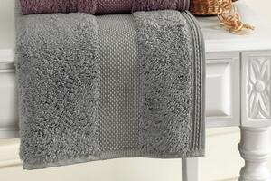 Luxusní malý ručník DELUXE 32x50cm z Modalu - Světle šedá, Soft Cotton