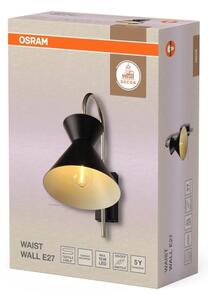 Osram - Nástěnná lampa DECOR WAIST 1xE27/40W/230V černá